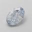 1.15 Ct. Light  Blue Oval Lab Grown Diamond