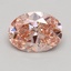 1.01 Ct. Fancy Intense Pink Oval Lab Grown Diamond