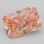 3.02 Ct. Fancy Vivid  Pink Radiant Lab Grown Diamond