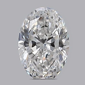 Oval diamond — real photo