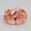 2.00 Ct. Fancy Intense Pink Oval Lab Grown Diamond