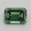 3.02 Ct. Fancy Vivid Green Emerald Lab Grown Diamond