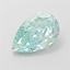 2.38 Ct. Fancy Vivid  Green Pear Lab Grown Diamond