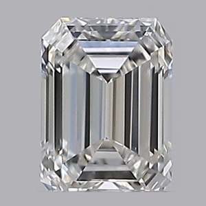 Emerald diamond — real photo