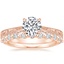 14K Rose Gold Elsie Ring with Marseille Diamond Ring (1/3 ct. tw.)