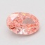 0.91 Ct. Fancy Vivid Pink Oval Lab Grown Diamond