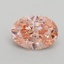 1.50 Ct. Fancy Intense Pink Oval Lab Grown Diamond