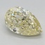 2.24 Ct. Fancy Yellow Pear Lab Grown Diamond
