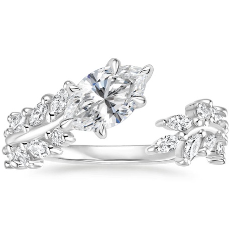 Platinum Sweeping Ivy Diamond Bridal Set (1 ct. tw.)