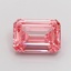 4.98 Ct. Fancy Vivid  Pink Emerald Lab Grown Diamond