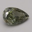 3.41 Ct. Fancy Vivid Green Pear Lab Grown Diamond
