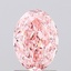 1.19 Ct. Fancy Vivid Pink Oval Lab Grown Diamond