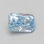 3.10 Ct. Fancy Vivid Blue Radiant Lab Grown Diamond