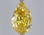 9.08 Ct. Fancy Vivid Yellow Yellow Pear Lab Grown Diamond