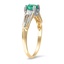 The Laurianne Ring, smalltop view on a hand