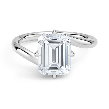 18K White Gold Atelier Solitaire Ring