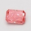 0.72 Ct. Fancy Vivid Pink Radiant Lab Grown Diamond