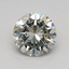 0.5 Ct. Fancy Green Round Lab Grown Diamond