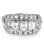 Retro Diamond Cocktail Ring