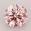 3.26 Ct. Fancy Intense Pink Round Lab Grown Diamond