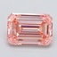 2.73 Ct. Fancy Vivid  Pink Emerald Lab Grown Diamond