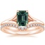 14K Rose Gold Reverie Ring with Flair Diamond Ring (1/6 ct. tw.)