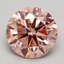 3.01 Ct. Fancy Intense Pink Round Lab Grown Diamond