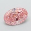 3.56 Ct. Fancy Vivid Pink Oval Lab Grown Diamond