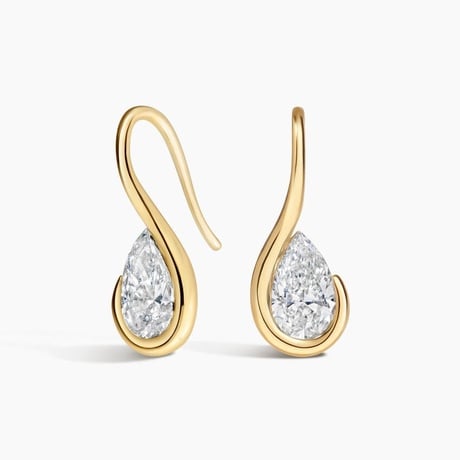 Bezel Atelier Lab Diamond Drop Earrings (1 1/3 ct. tw.)
