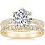 18K Yellow Gold Luxe Sienna Diamond Ring with Sienna Eternity Diamond Ring (7/8 ct. tw.)