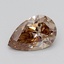 2.06 Ct. Fancy  Brown Pear Lab Grown Diamond