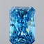 6.55 Ct. Fancy Vivid Blue Radiant Lab Grown Diamond