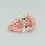 0.32 Ct. Fancy Vivid Pink Pear Lab Grown Diamond