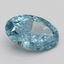1.05 Ct. Fancy Vivid Blue Oval Lab Grown Diamond