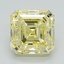 2.13 Ct. Fancy Light Yellow Asscher Lab Grown Diamond