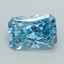3.05 Ct. Fancy Vivid  Blue Radiant Lab Grown Diamond