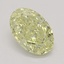 1.01 Ct. Fancy Light Yellow Oval Diamond
