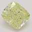 1.51 Ct. Fancy Yellow Cushion Diamond