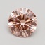 1.56 Ct. Fancy Intense Pink Round Lab Grown Diamond