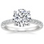 Platinum Heritage Diamond Ring (1/3 ct. tw.), smalltop view