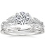 Platinum Luxe Secret Garden Diamond Ring (3/4 ct. tw.) with Winding Willow Ring