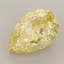 5.08 Ct. Fancy Vivid Yellow Pear Lab Grown Diamond