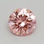 0.40 Ct. Fancy Vivid Pink Round Lab Grown Diamond