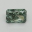 1.47 Ct. Fancy Vivid Green Radiant Lab Grown Diamond