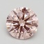 2.50 Ct. Fancy Intense Pink Round Lab Grown Diamond