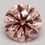 3.04 Ct. Fancy Intense Pink Round Lab Grown Diamond
