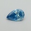 1.04 Ct. Fancy Vivid Blue Pear Lab Grown Diamond