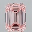 9.21 Ct. Fancy Intense Pink Emerald Lab Grown Diamond
