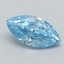 0.51 Ct. Fancy Vivid  Blue Marquise Lab Grown Diamond