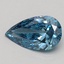 0.59 Ct. Fancy Vivid Blue Pear Lab Grown Diamond